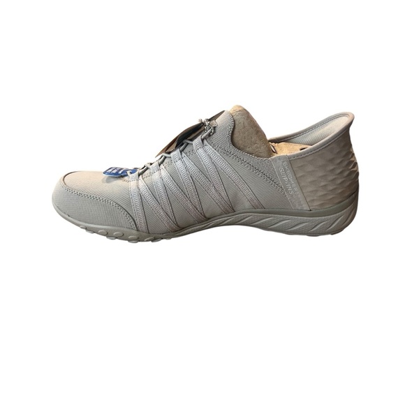 Skechers NEW 1000593 Breathe Easy Roll With Me Taupe Women’s hands free Sneakers - Picture 3 of 8